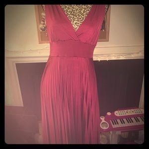 SOLD -Pleated cocktail dress